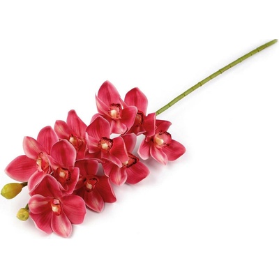 Umělá orchidej dlouhá Varianta: 3 růžová, Balení: 1 ks