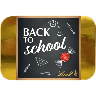 Lindt Lindor Back To School Zlatá plechovka praliniek 200 g
