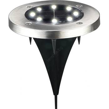 Polux LED Соларна лампа за алея SOLLY LED/1, 2V 6500K Ø 11, 5 см 300 mAh IP44 chr (SA2266)