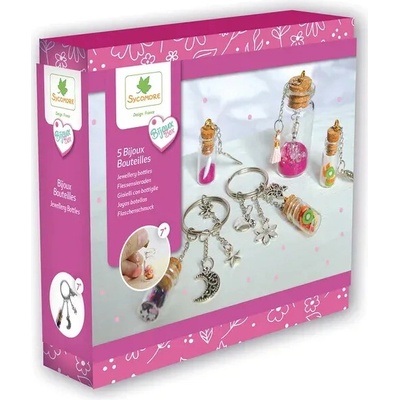 Lovely box - šperky z mini lahviček