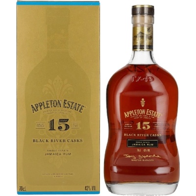 Appleton Estate Black River Casks 15y 43% 0,7 l (tuba)