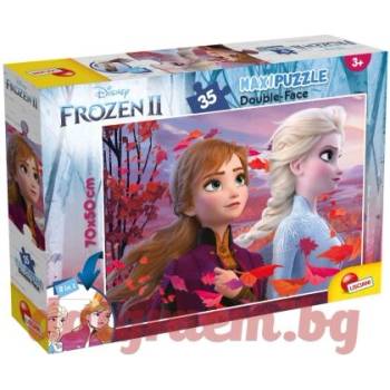 Lisciani Пъзел lisciani 82155 - 35 части - Замръзналото кралство 2, двулицев пъзел (li82155)