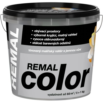 REMAL Color maliarska farba na stenu 0310 Levandule, 5+1 kg