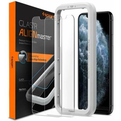 Spigen Протектор от закалено стъкло /Tempered Glass/ Spigen за iPhone 11/XS/X, 9H твърдост, 2.5D технология (AGL00109)