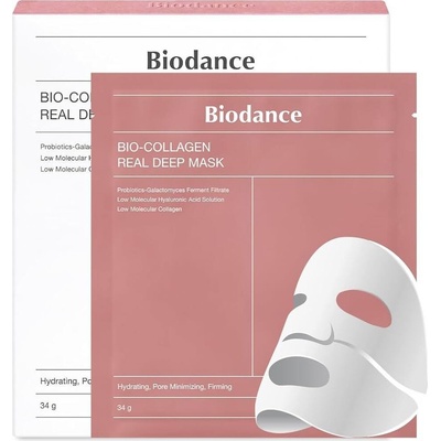 Biodance Bio-Collagen Real Deep Mask - Kolagenová pleťová maska 34g 4 ks – Zboží Dáma