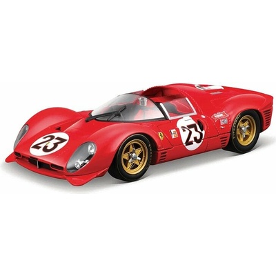 Bburago RACING MODEL KIT Ferrari 330 P4 Daytona 1967 červená 1:24