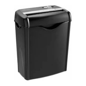 Amazon Cross-Cut Paper Shredder, 5-6 Sheets, for A4 Documents and Credit Cards, 14.5L Bin, Black - AS662C