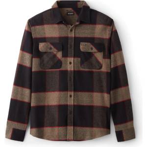 Brixton Мъжка риза с копчета Brixton Bowery Flannel Shirt - Heather Grey / Charcoal (033-2867-0211)