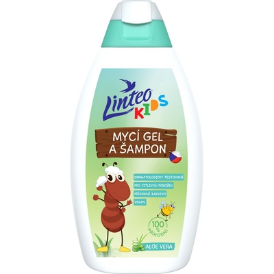 Linteo Kids mycí gel a šampon 425 ml