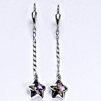 Čištín se Swarovski krytalem vitrail light hvězda NK 1325/1/20