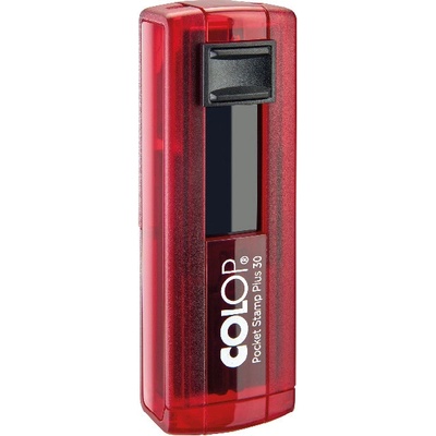 Печат джобен правоъгълен Colop PS Plus 30 Червен (1924057-07-1010130032)