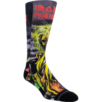 Perri´s socks чорапи iron maiden - dye sublimation crew - black - perri´s socks - ima301-001