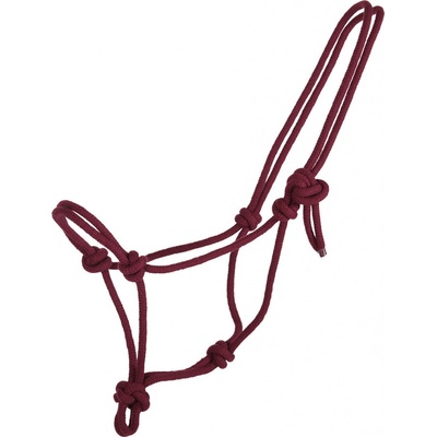 Q essentials Ohlávka provazová Q essentials burgundy – Zboží Dáma