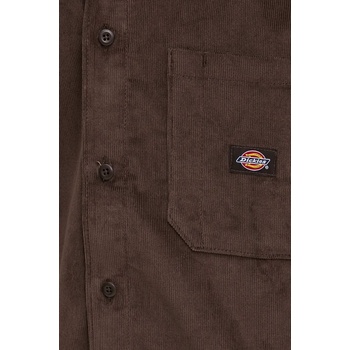 Dickies Джинсова риза Dickies CORDUROY в кафяво със стандартна кройка с класическа яка DK0A8652 (DK0A8652)