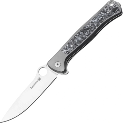 Spyderco Slym, Böhler M390, Titanium, Carbon Fiber Inlay C271TIP