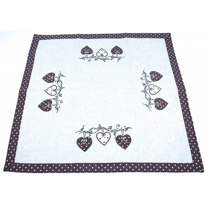 BO-MA Ubrus Srdce 85x85
