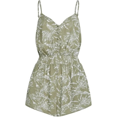 O'Neill O´neill Thin Strap Buttoned romper - Green (Green Textured Jungle)