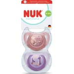 Nuk First Choice биберон залъгалка, силикон, 18+ мес. , 2 бр. , Маймуна/Кенгуру (10177247)
