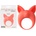 Вибриращ пенис ринг с ушички, силиконов - Ring Kitten Kyle Orange (7000-21LOLA)