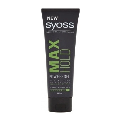 Syoss Max Hold Power gel pro uhlazené elegantní účesy, 250 ml