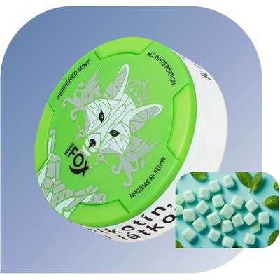 White Fox peppered mint 16 mg 20 vrecúšok