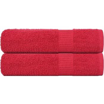 vidaXL Кърпи за ръце FROGN 2 бр. Червени 50x100 см 360 г/м2 (136926)