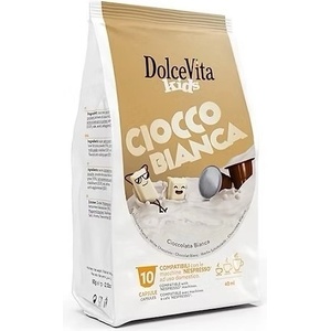  10 бр. капсули детска напитка Dolce Vita Cioccobianca съвместими с кафемашини Nespresso