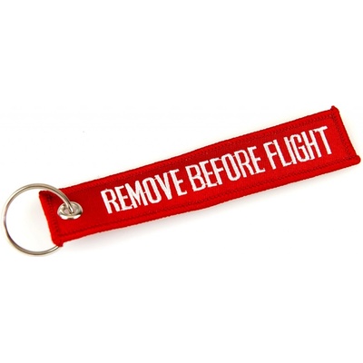 Přívěsek na klíče remove before flight ČERVENÁ