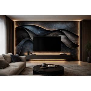  Стенен панел bamboo charcoal i Модел: 5906 i с непрекъсната или огледална шарка i uv лак