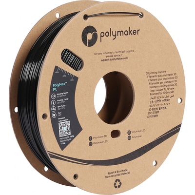 Polymaker PolyMax Tough PC Black, 1,75 mm, 750 g