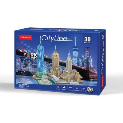 CubicFun 3D Пъзел CITY LINE NEW YORK CITY (1004419F)