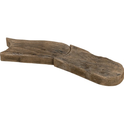 Ferobet Lem trávníkový 280×120×45 mm natur reliéfní staré dřevo (300)
