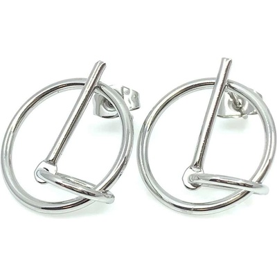 Jan Kos jewellery náušnice z oceli 12115120