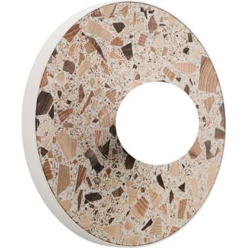 Kaspa Legra кръгла аплик, кремав (21414107)