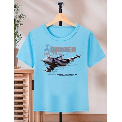 Striker Dětské tričko JAS-39 Gripen Modrá