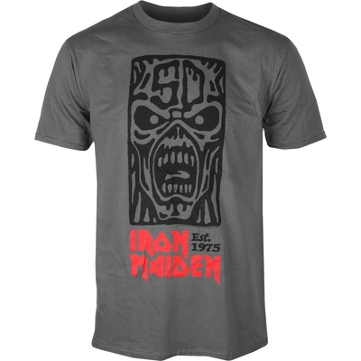 Low frequency Мъжка тениска Iron Maiden - STAMP LOGO - LOW FREQUENCY - IM028TS