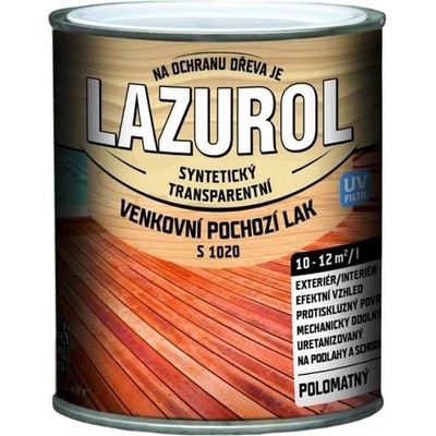 Lazurol S1020 venkovní pochozí lak 2,5 l bezbarvý