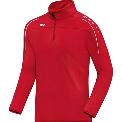 JAKO Classic O mikina krátký zip červená