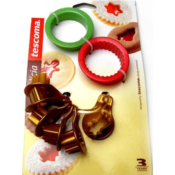 Vykrajovátka vánoční na linecké cukroví Tescoma DELÍCIA, 8 ks