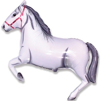 Balón fóliový 108 cm Kôň Biely