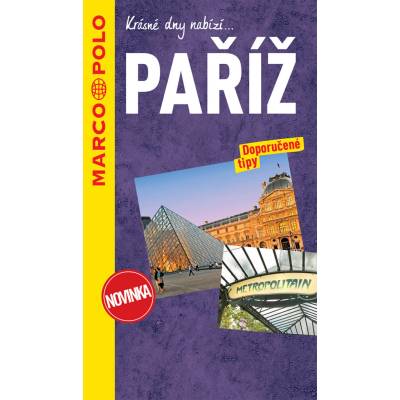 Paříž průvodce na spirále s mapou MD