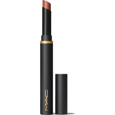 MAC Cosmetics Powder Kiss Velvet Blur Slim Stick Lipstick Hydratačný rúž Nutmeg Ganache 2 g