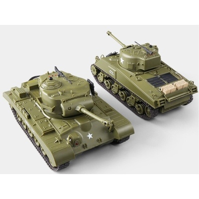 IQ models Soubojové tanky M4A3 Sherman a M26 Pershing RTR 1:30 RC_327561