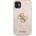 GUESS Гръб Guess PU 4G Metal Logo Case за iPhone 11 - Розов