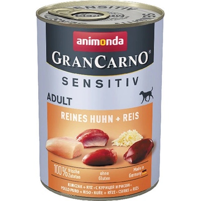 Animonda Gran Carno Sensitiv Adult Kuracie s ryžou 400 g