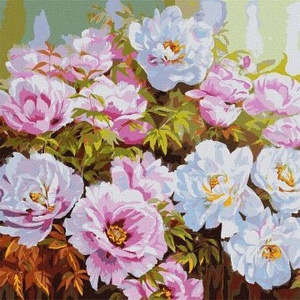 Ideyka Ideyka: Живопис по номера, Рози от Петдесетница - 50 x 50 cm