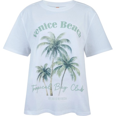 SoulCal Тениска SoulCal Women's Oversized Graphic T-Shirt - Palm Tree