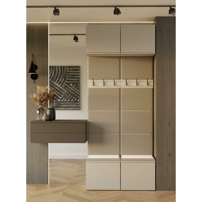 TP Living Předsíňová stěna Haga 100 cm kašmír – Zbozi.Blesk.cz