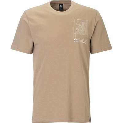 Scott Мъжка тениска Scott Tee Casual S/S T-shirt - Toast Beige - размер XL (216-8209-0314)