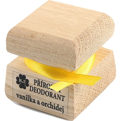 Vanilka a orchidej deodorant ve dřevě - RaE 0000398